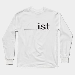 Blank ist Long Sleeve T-Shirt